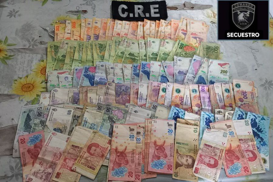 Secuestro de dinero con detenido - Foto URXI