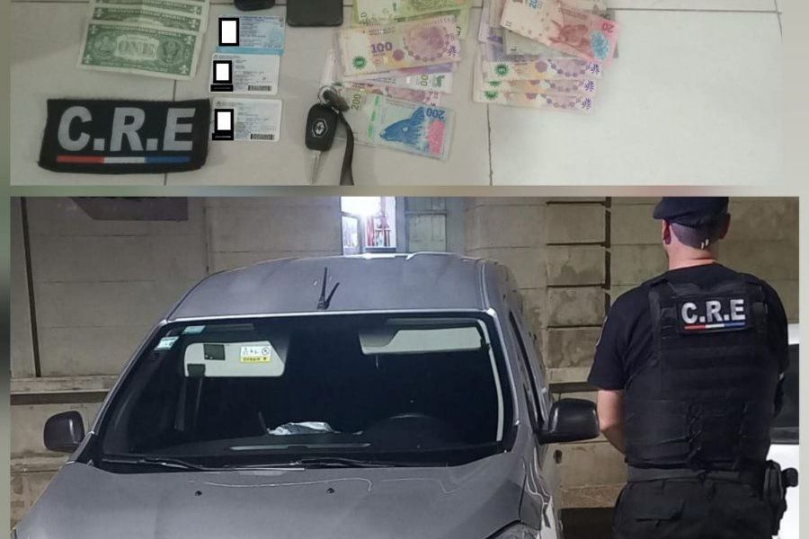 Secuestro de automóvil y elementos - Foto URXI