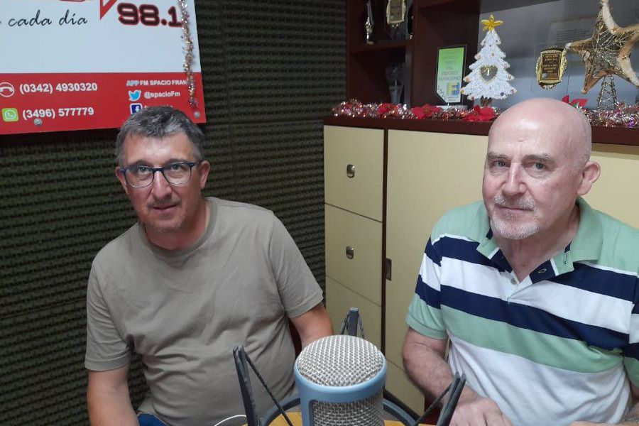 Jorge Lang y Amado Montú en FM Spacio