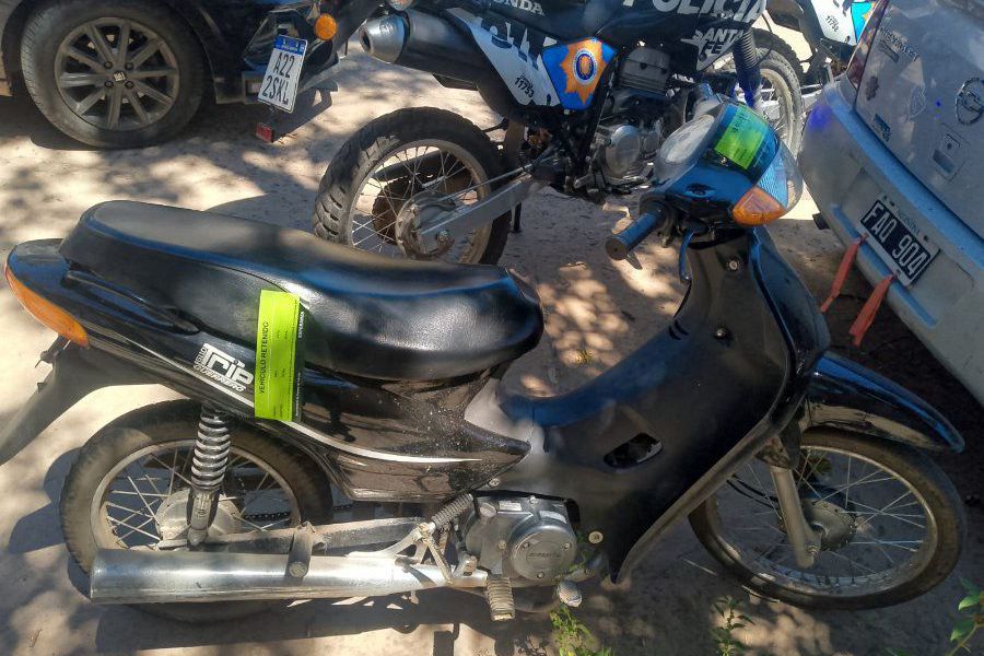 Retención de motocicleta - Foto URXI