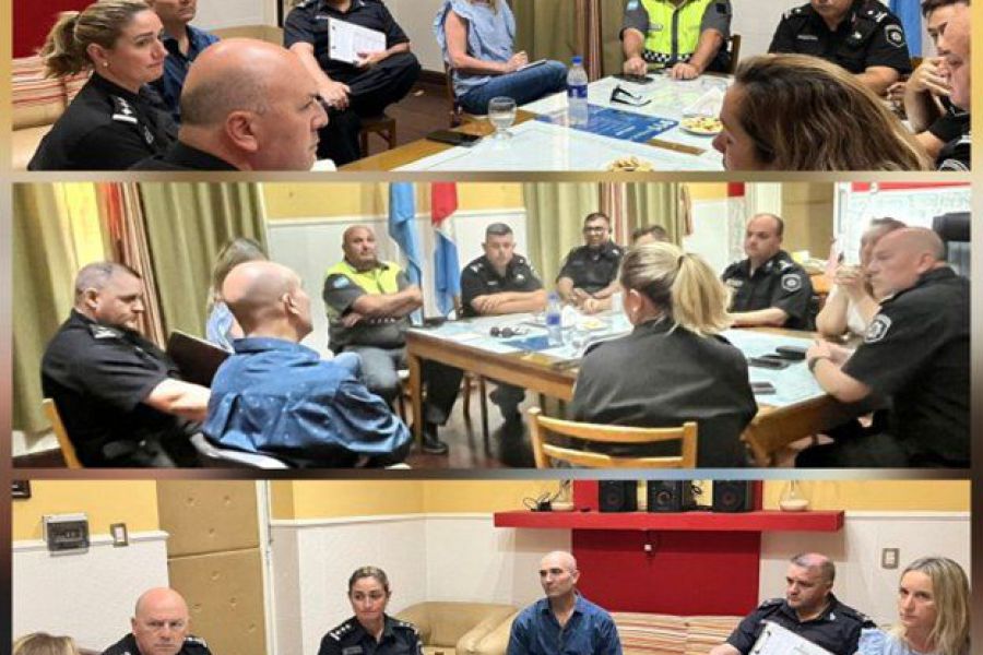 Reunión de coordinación en Jefatura URXI