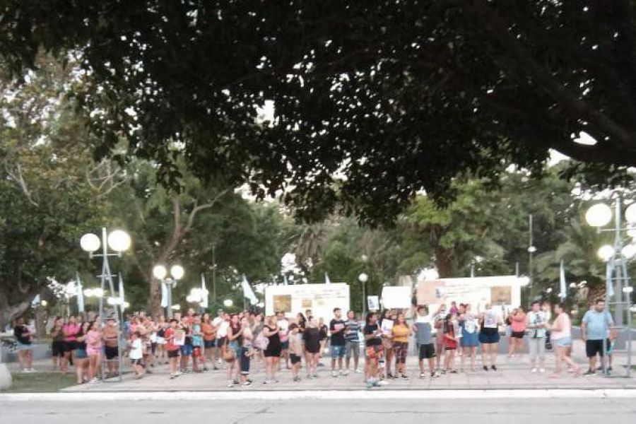 Operativo por manifestación de Justicia - Foto URXI