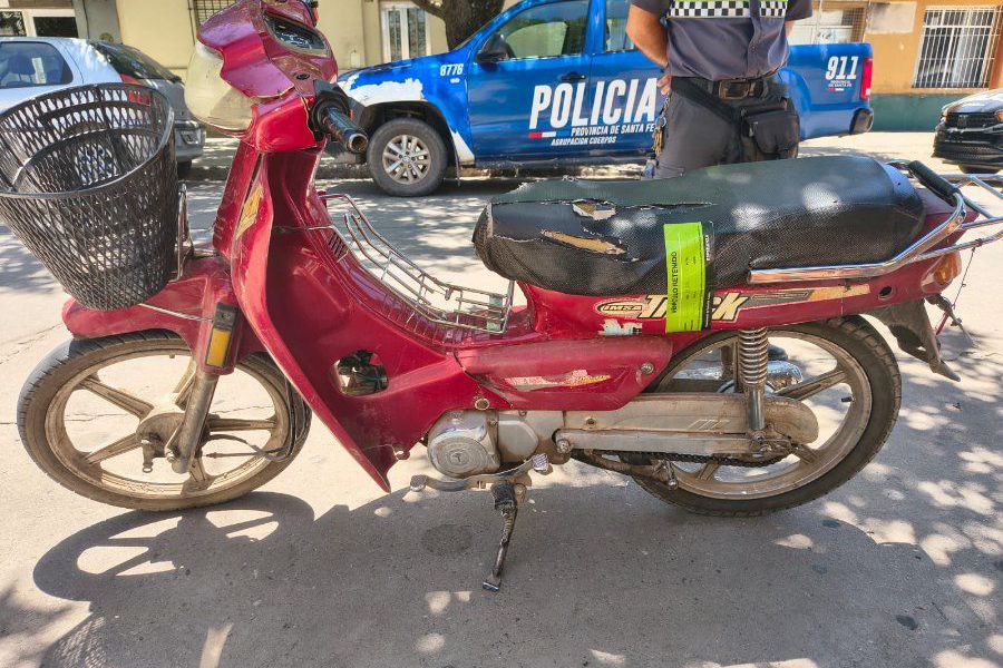 Secuestro de moto vehículo - Foto URXI
