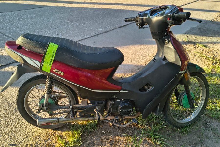 Secuestro de moto vehículo - Foto URXI