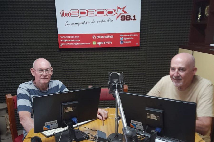 Omar Mierke y Amado Montú en FM Spacio