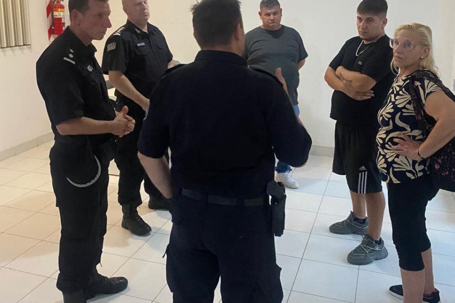 Operativo por manifestación de Justicia - Foto URXI