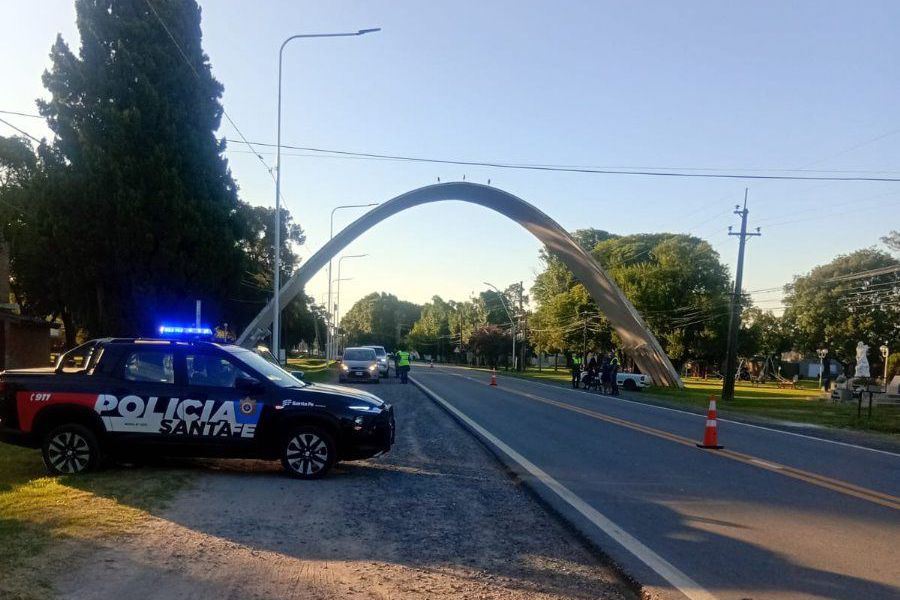 Operativo vehicular en Esperanza - Foto URXI