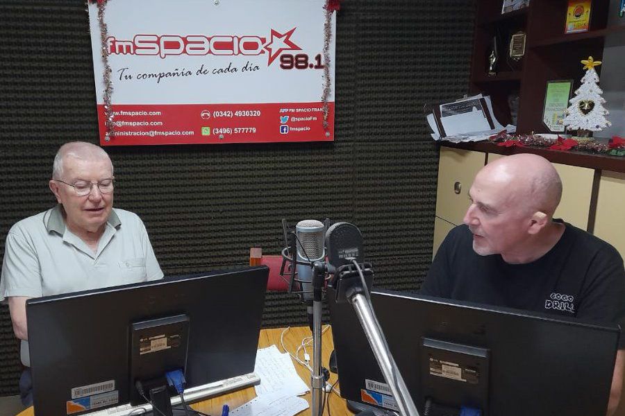 Raul H Donnet y Amado Montú en FM Spacio