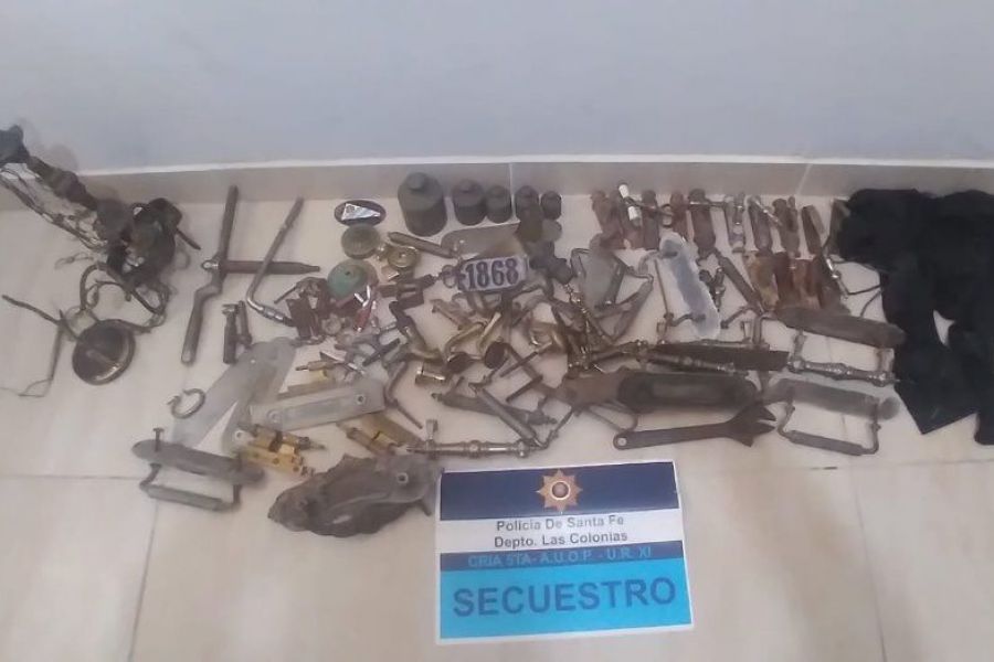 Recupero de elementos sustraídos - Foto URXI