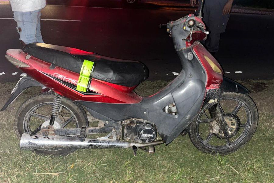 Secuestro de moto vehículo - Foto URXI