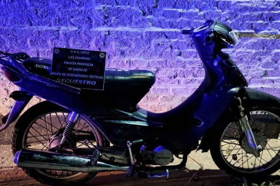 Secuestro de motocicleta - Foto URXI