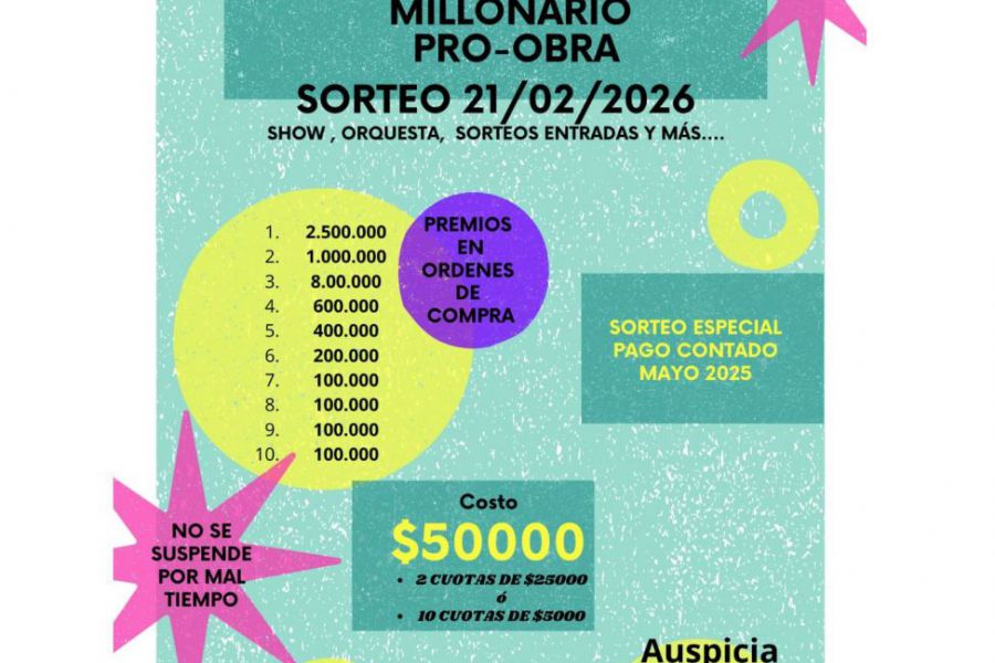 Bono millonario de La Fraternal - Portada