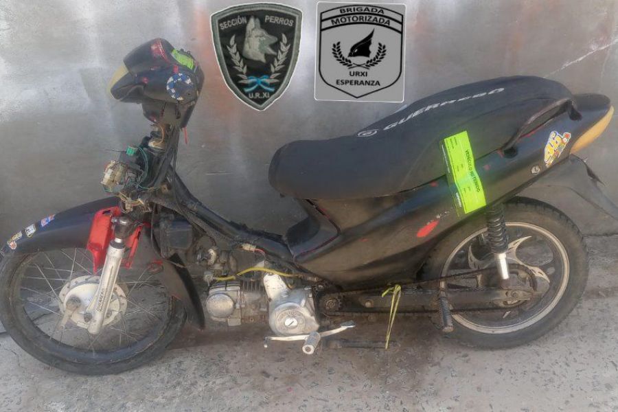 Secuestro de moto vehículo - Foto URXI