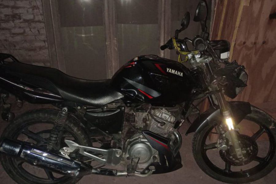 Motocicleta secuestrada - Foto URXI