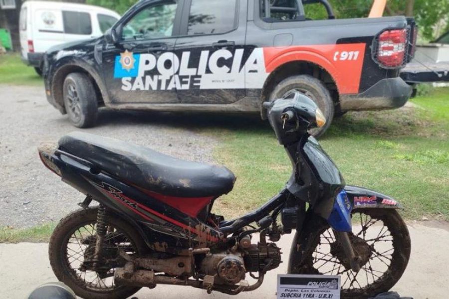 1Secuestro de motocicleta - Foto URXI