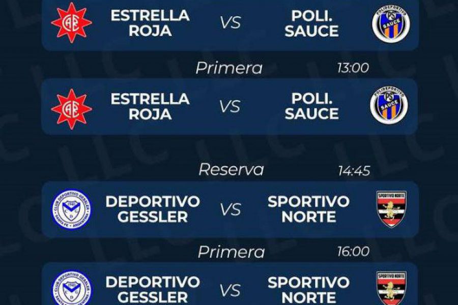 Fecha 6 - Apertura Liga Las Colonias