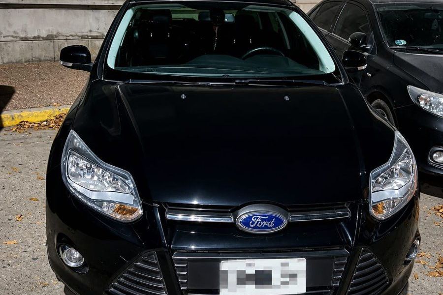 Auto secuestrado - Foto URXI