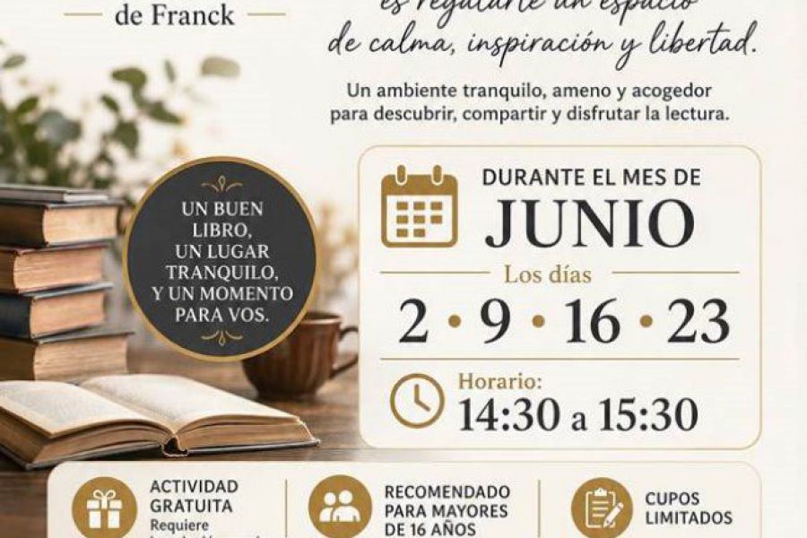 Encuentros de Lectura en la Biblio - Afiche