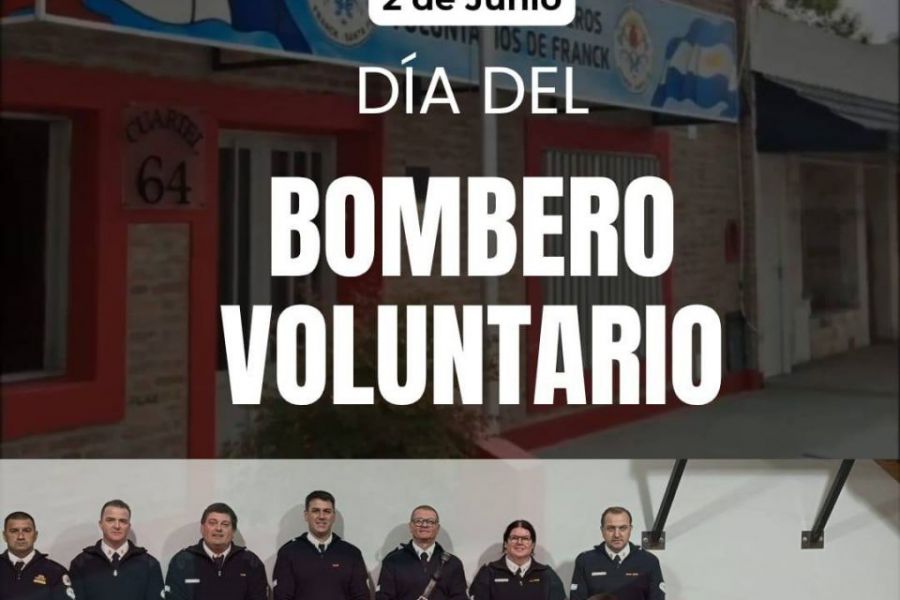 Día del Bombero Voluntario en Franck