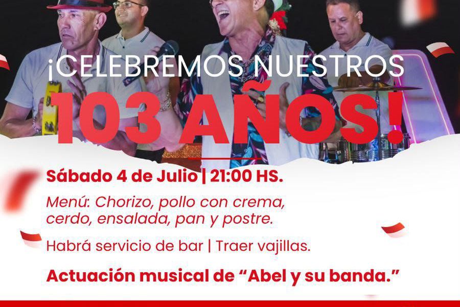 Cena 103 aniversario del CAF