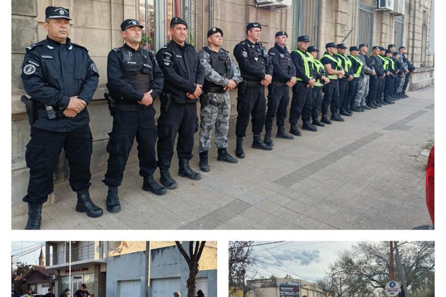 Opertivo de saturación barrial - Foto URXI