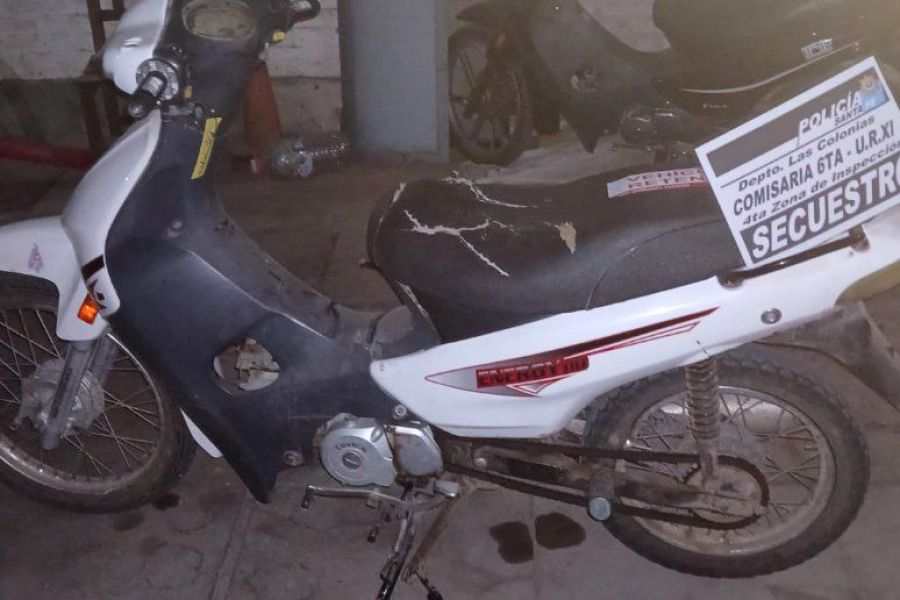 Secuestro de motocicleta - Foto URXI