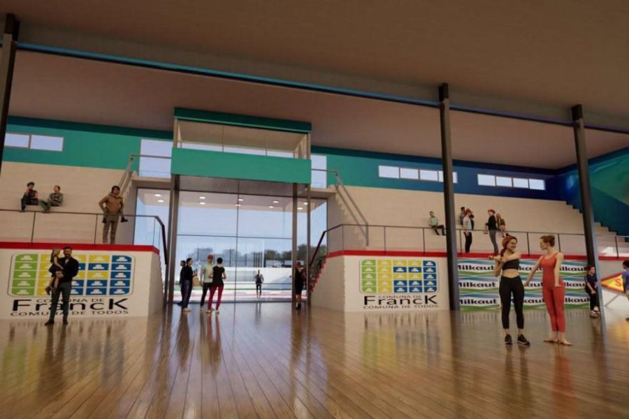 Tribunas en el Poli Comunal