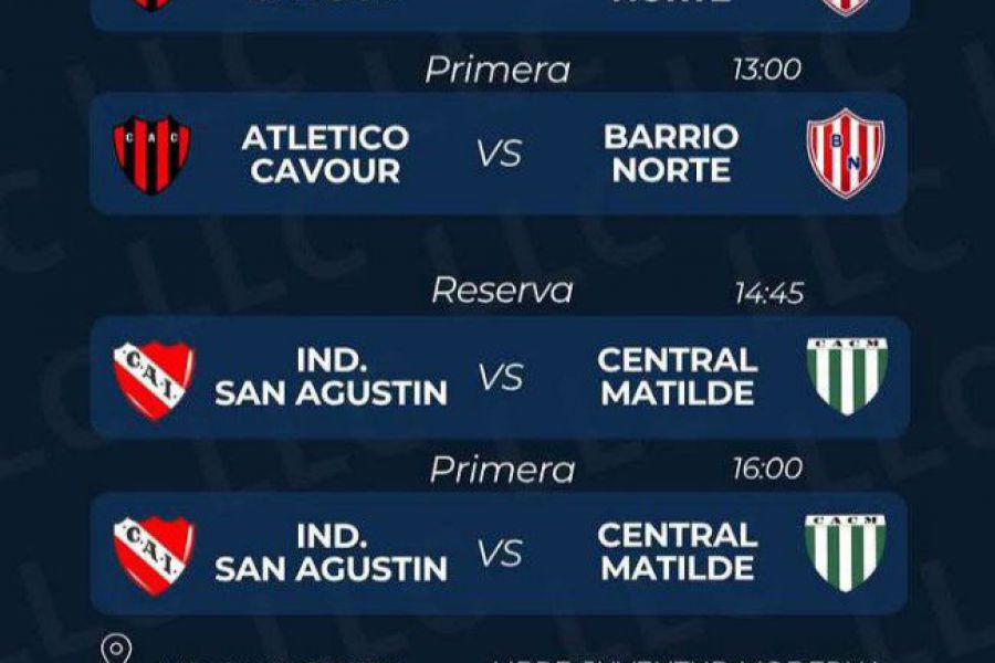 Liga Las Colonias Clausura - Tercera Fecha en Cavour