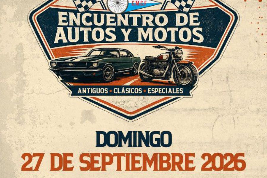 10 Encuentro de Autos y Motos - Afiche