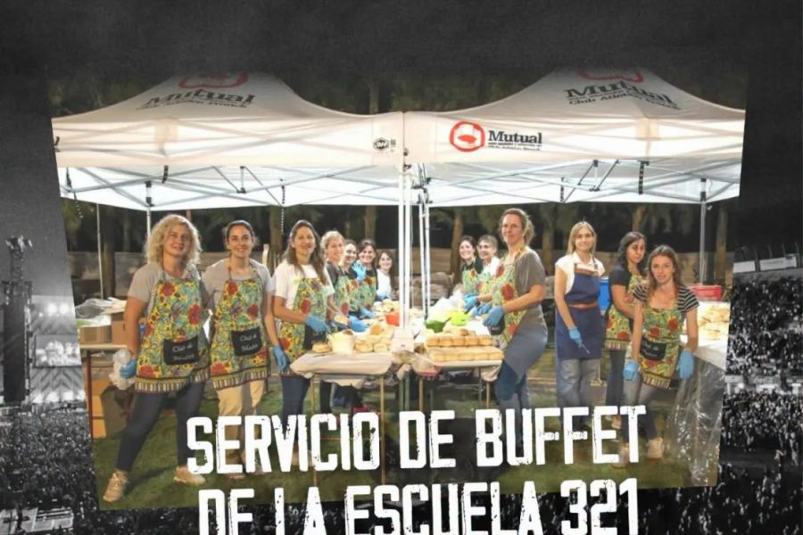 Buffet de la Escuela 321 en el 156 aniversario de Franck