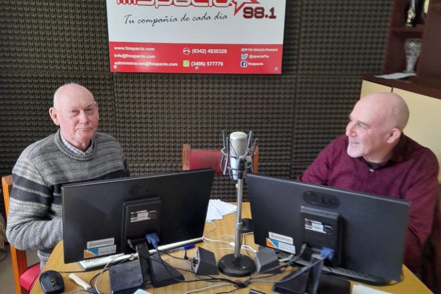 Omar Mierke y Amado Montú en FM Spacio