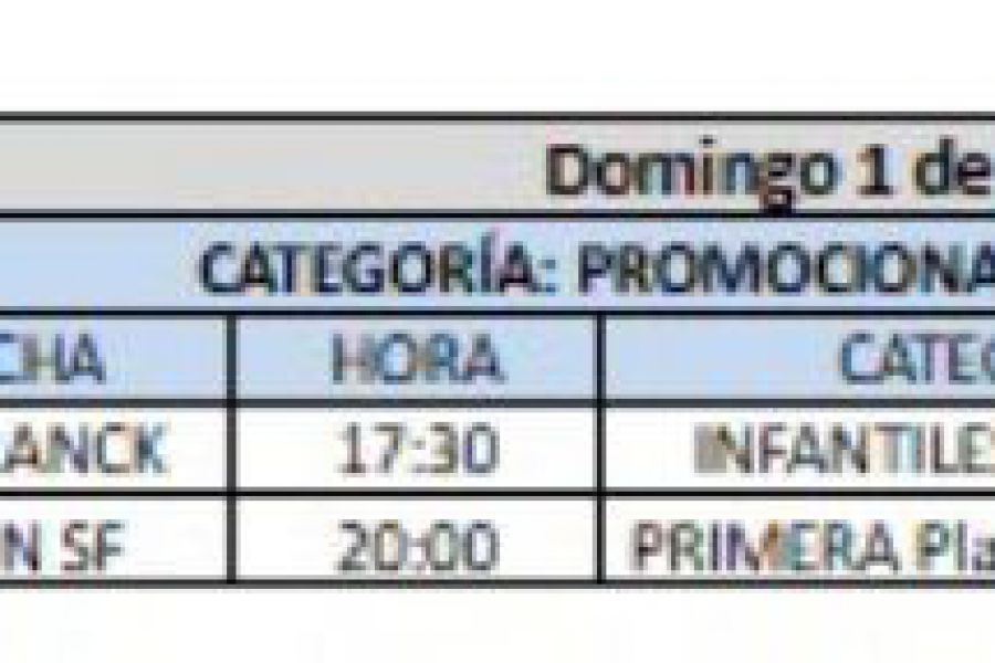 ASB Promocional Masculino - Programación CAF 01112026