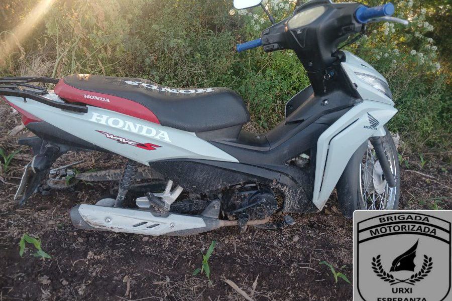 Recupero de motocicleta - Foto URXI