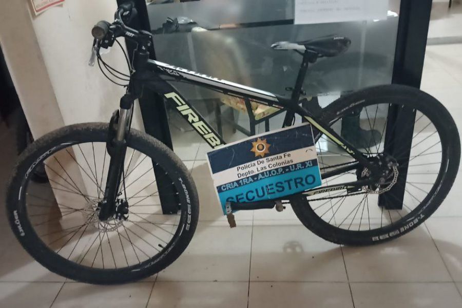 Secuestro de bicicleta - Foto URXI