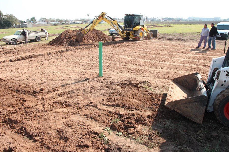 Continúa la construcción del nuevo Corralón Comunal | FM Spacio 98.1